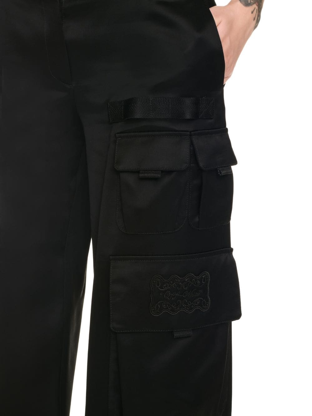 Off-white Wo Toyrbox Cargo Pants In Black