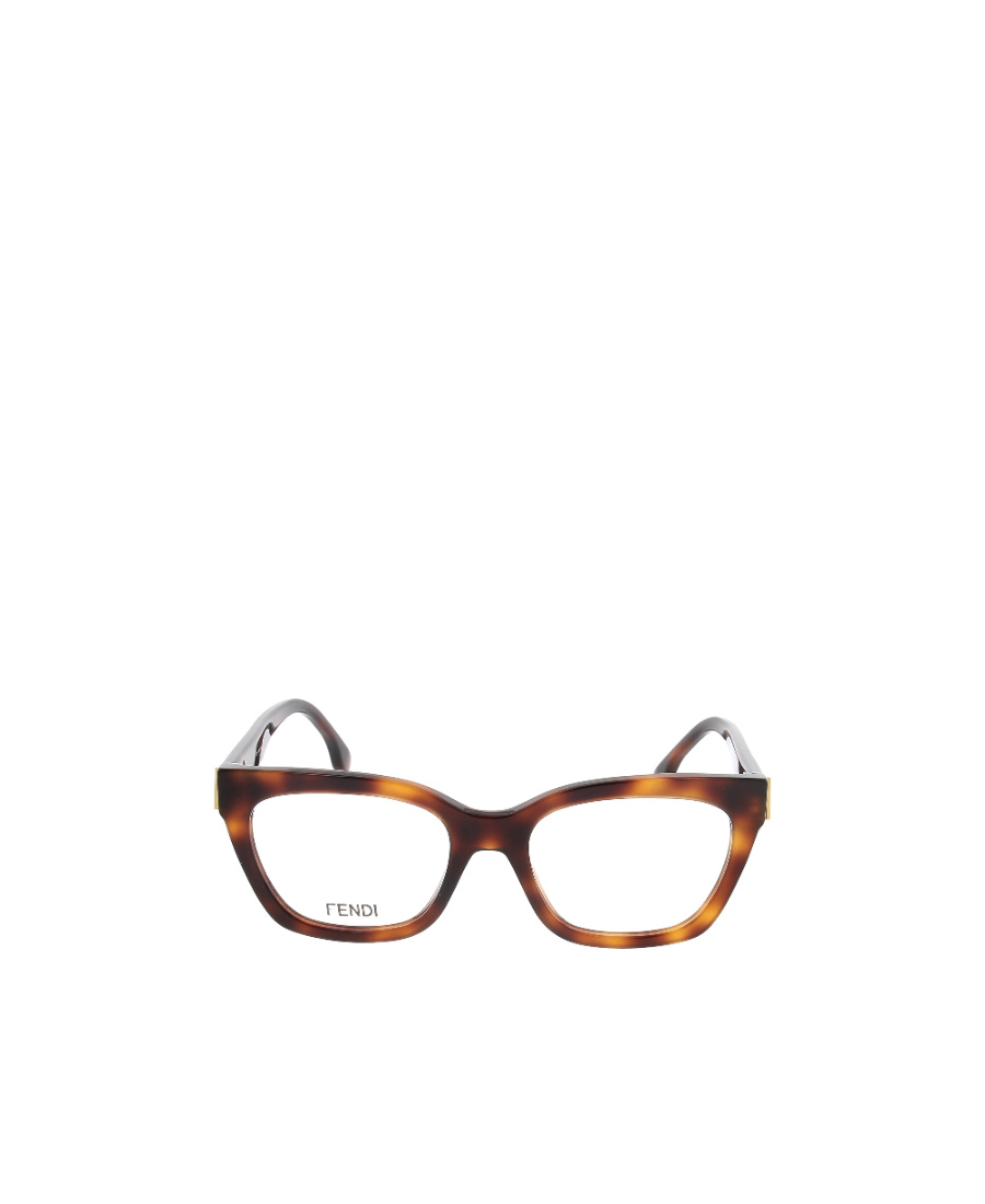 Fendi Eyewear Cat-eye Frame Glasses In White