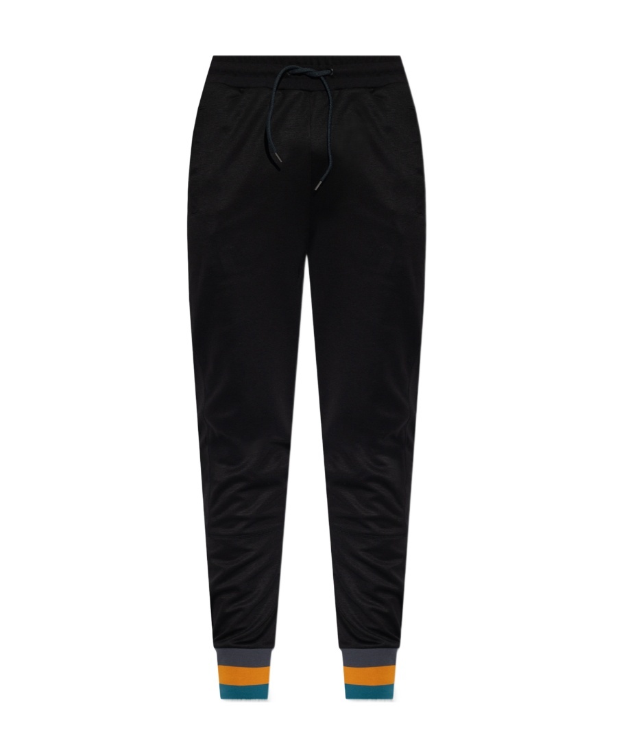 Ps By Paul Smith Drawstring-waistband Logo-embroidered Track Pants In Black