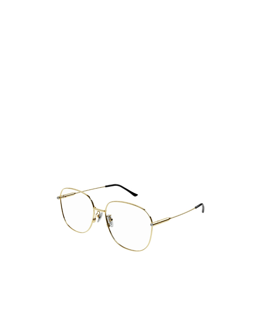 Gucci Double G Square-frame Glasses In Yellow
