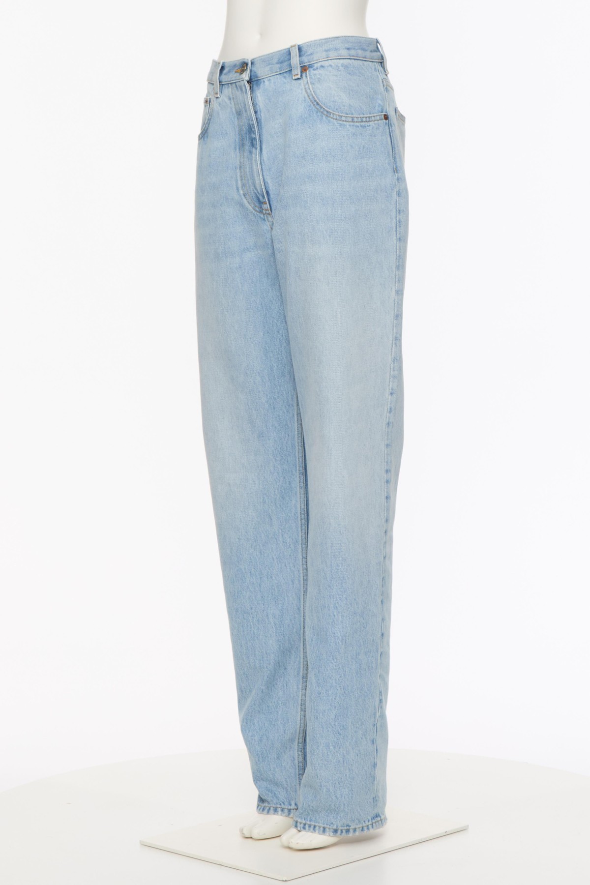 Valentino Denim Trousers Woman Denim 30 In Blue