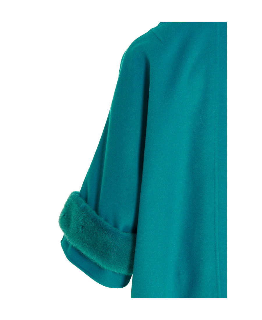 Ermanno Scervino Double-breasted Coat In Green