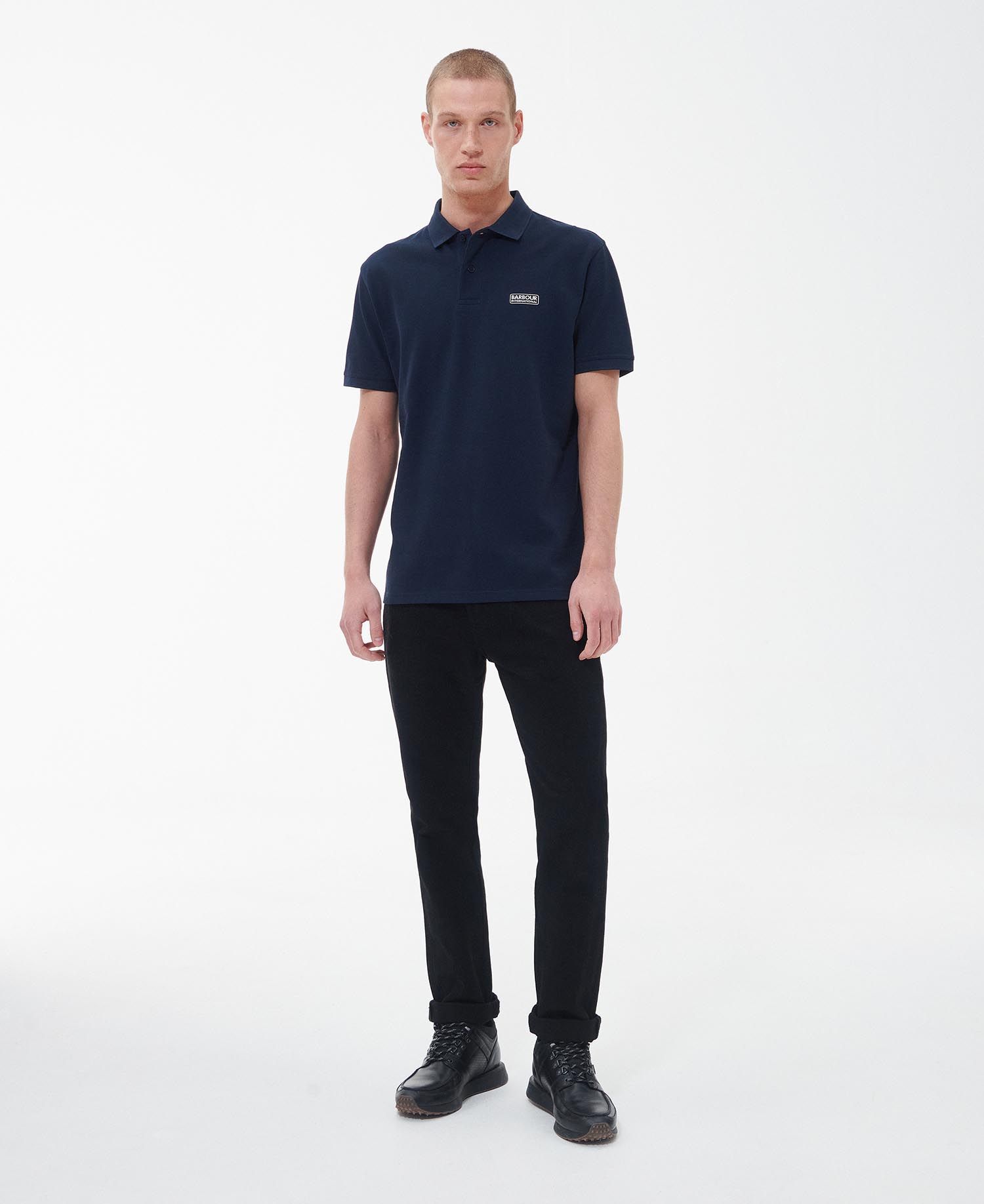 Barbour Polo Shirt In Black
