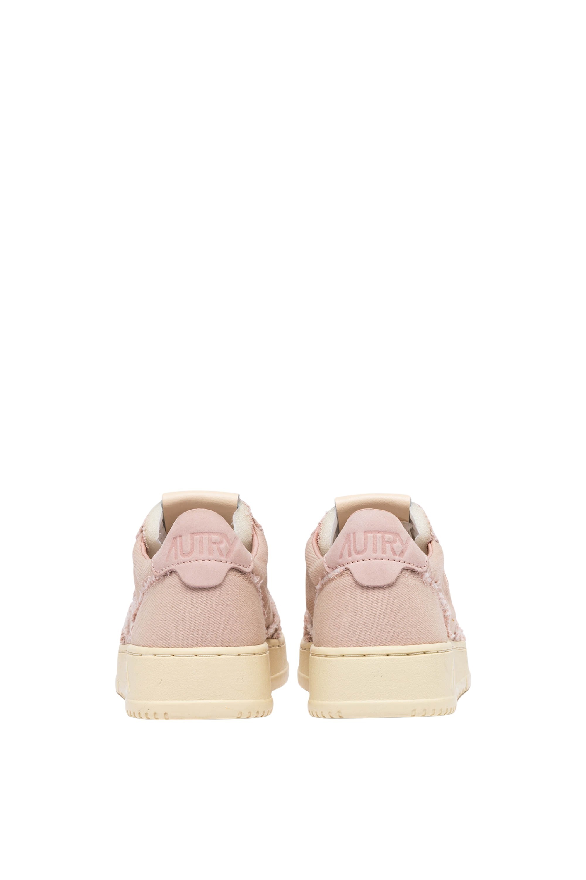 Autry Lace-up Low-cut Casual Shoes In Nude