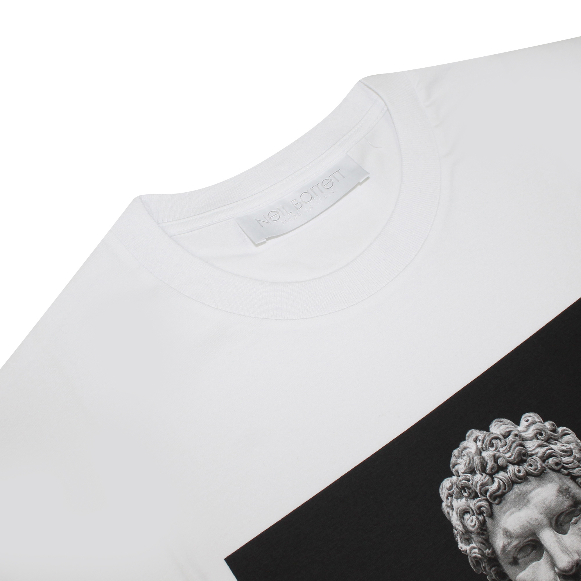 Neil Barrett Photo Printed Short-sleeved T-shirt In White