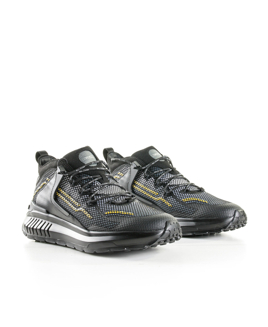 Tod's Low-top Mesh Sneakers In Black