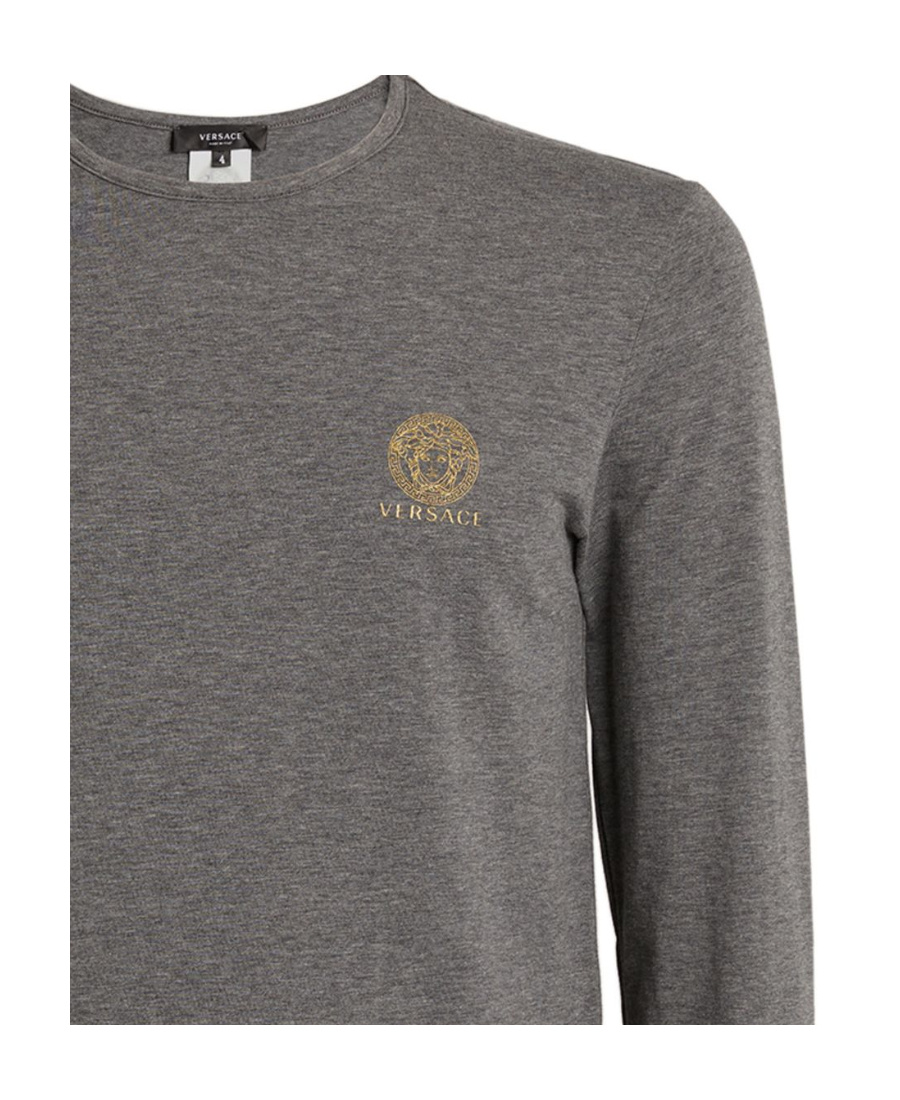 VERSACE MEDUSA LONG-SLEEVED T-SHIRT WITH HEAD TATTOO