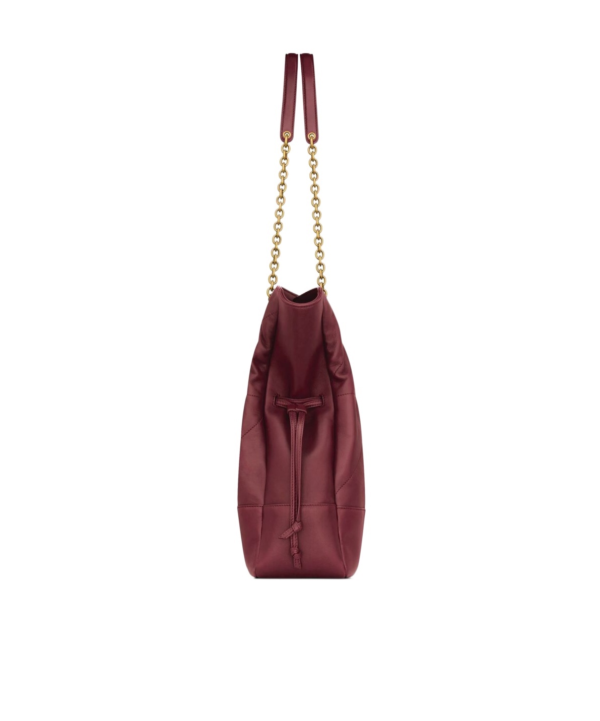 Saint Laurent Jamie 4.3 Large Leather Shoulder Bag In Bordeaux Red