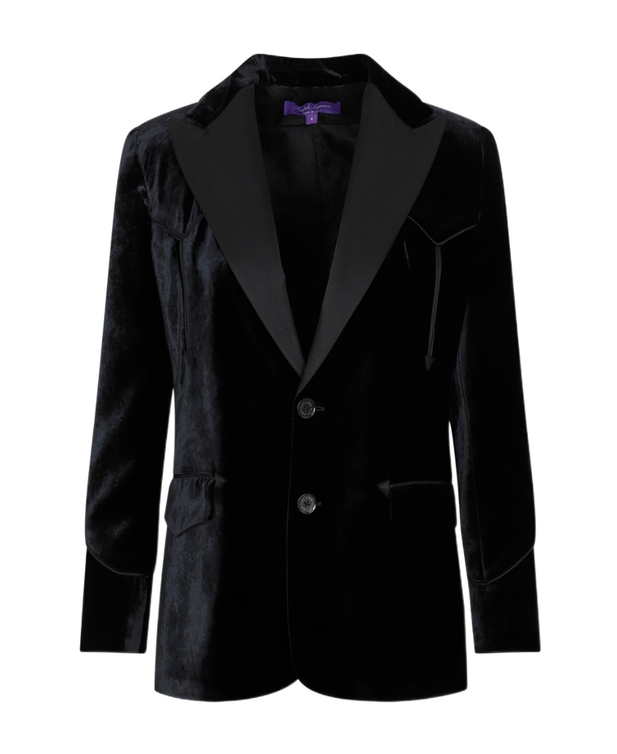 Polo Ralph Lauren Ralph Lauren Collection Walker Blazer In Black