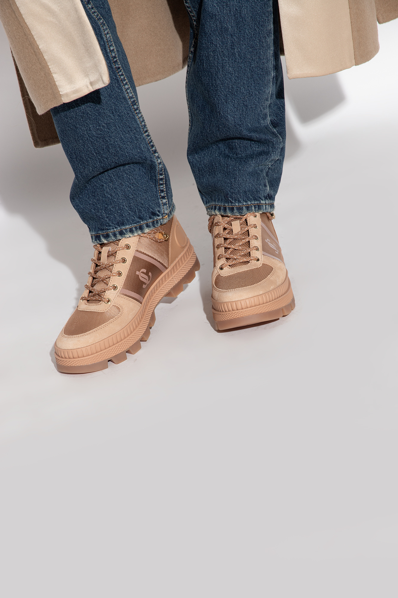 JIMMY CHOO NORMANDY LACE-UP BOOTS