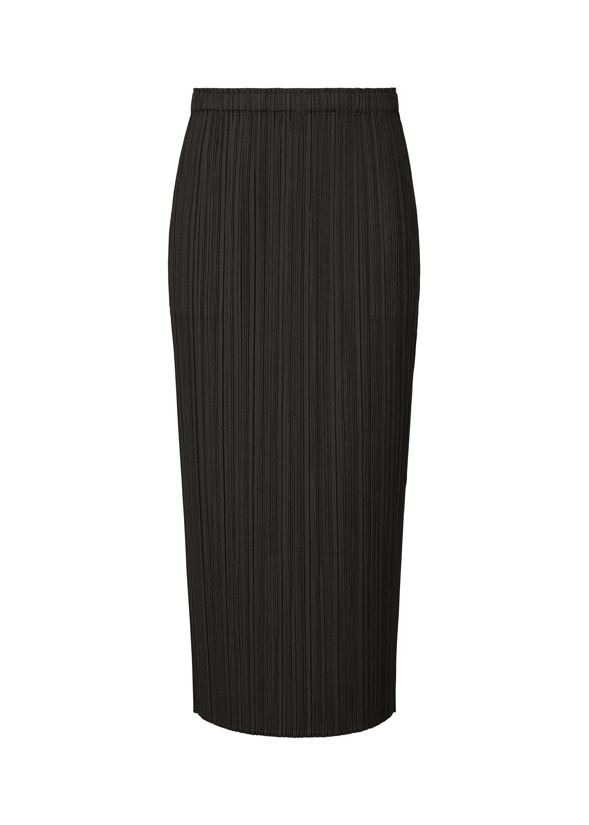 Issey Miyake Pleated Skirt In Black