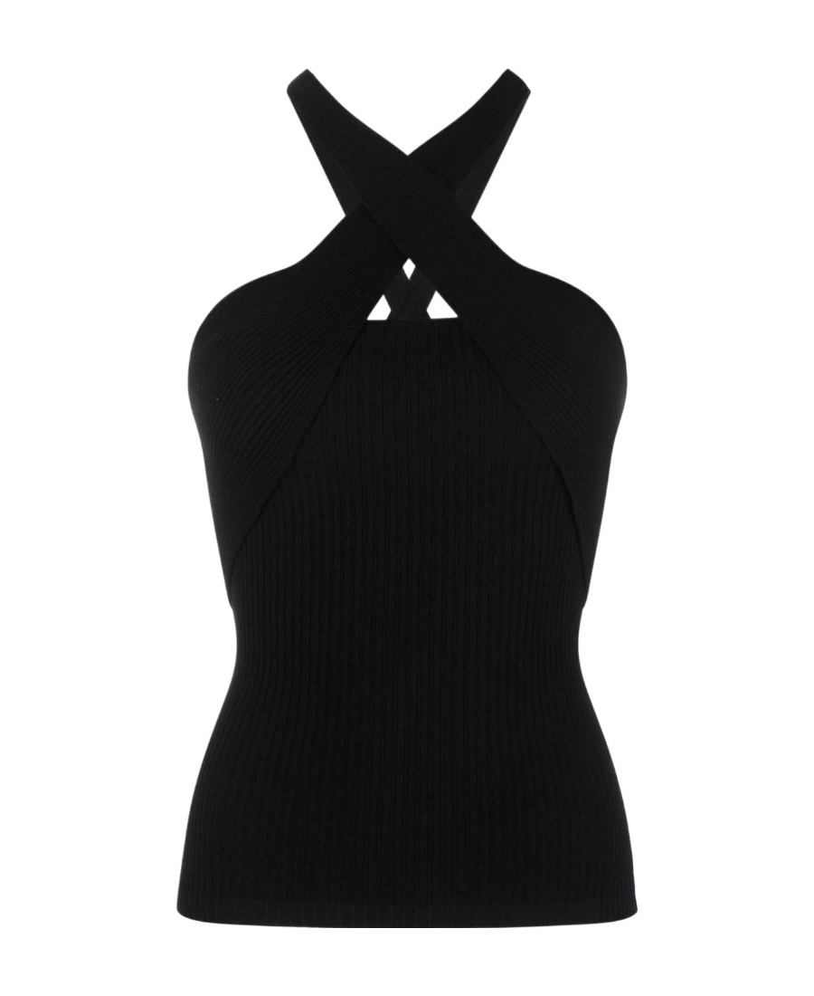 Msgm Cross Strap Sling In Black