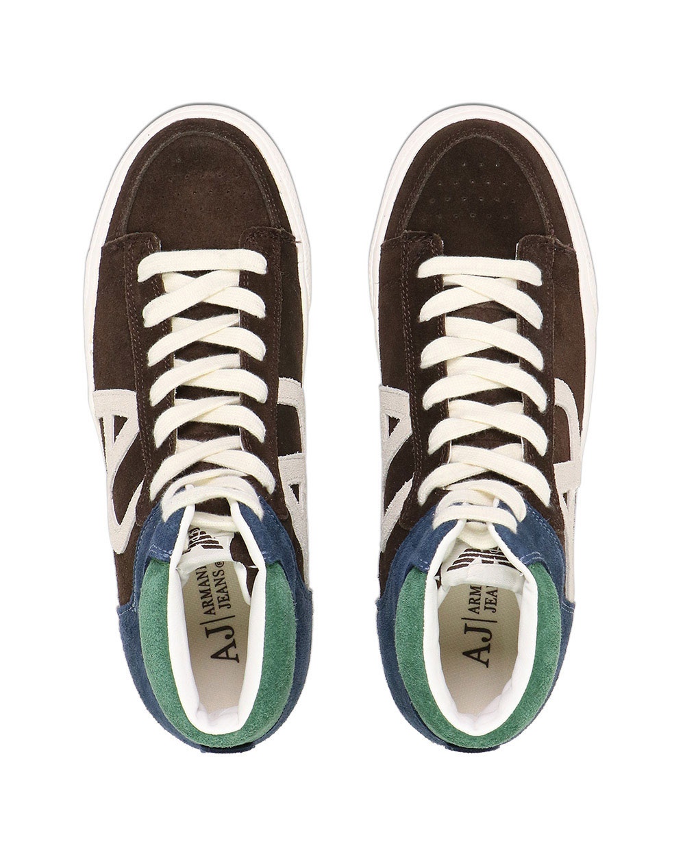 ARMANI JEANS LOGO DETAILS CASUAL SPORTS SHOES