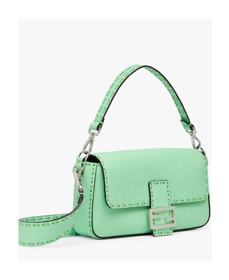 Fendi Baguette Shoulder Strap In Green