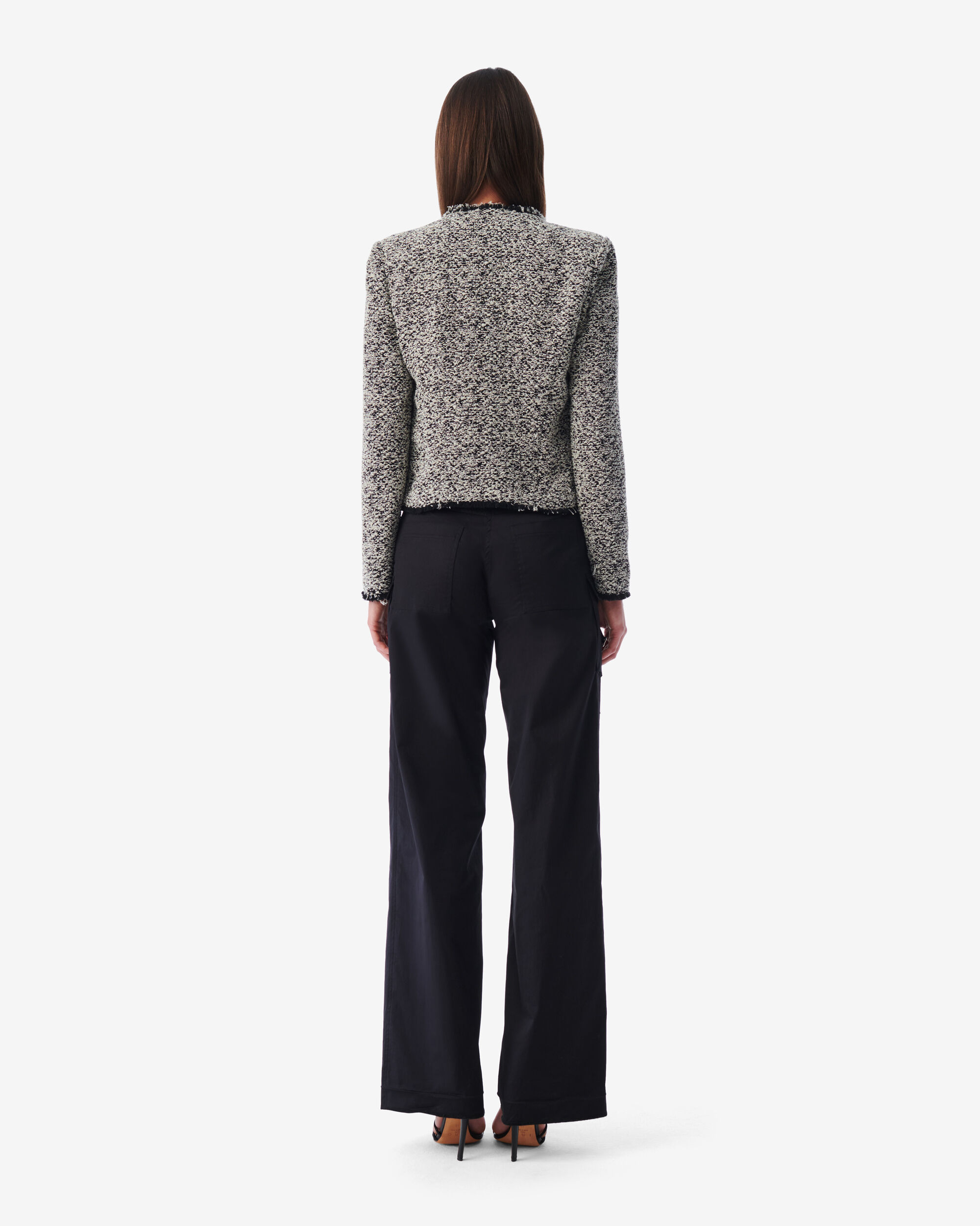 Iro Hazela Open-front Jacket In Gray