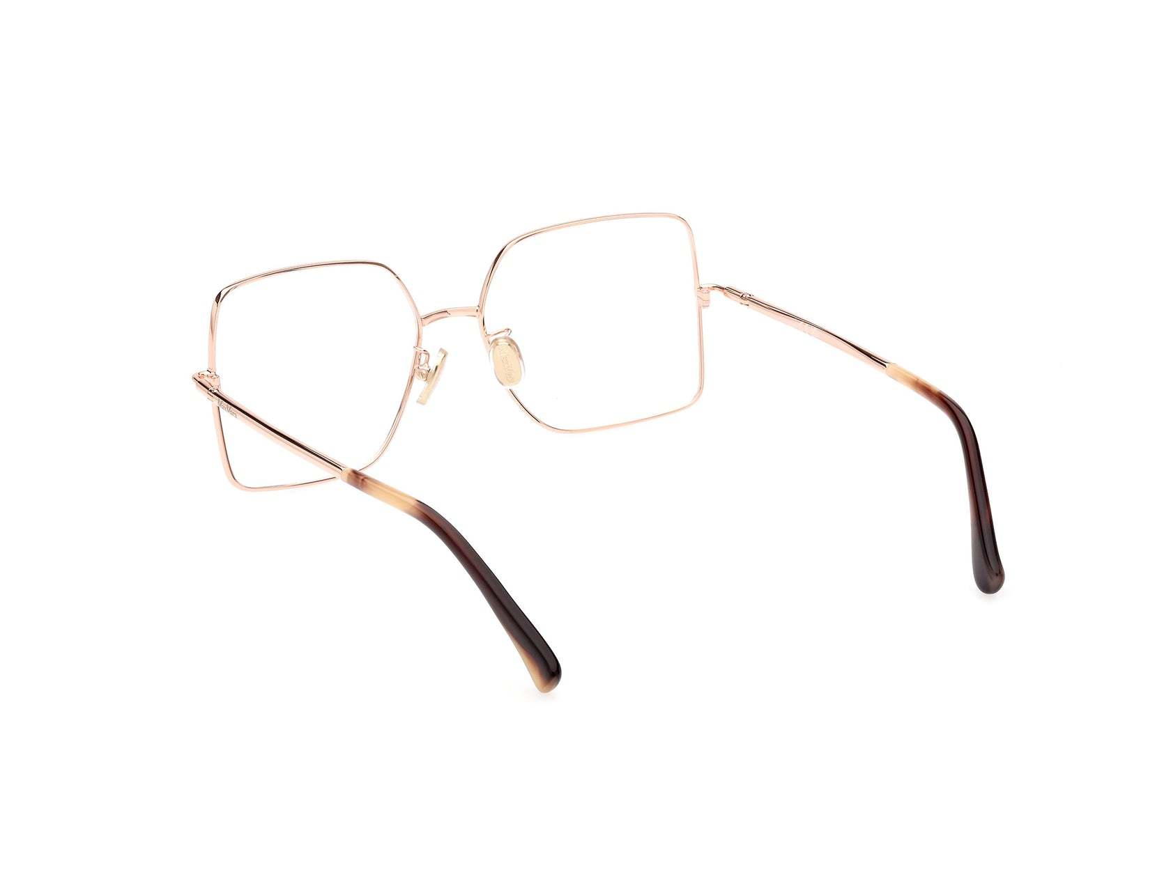 Max Mara Logo Plain Glasses In Gold