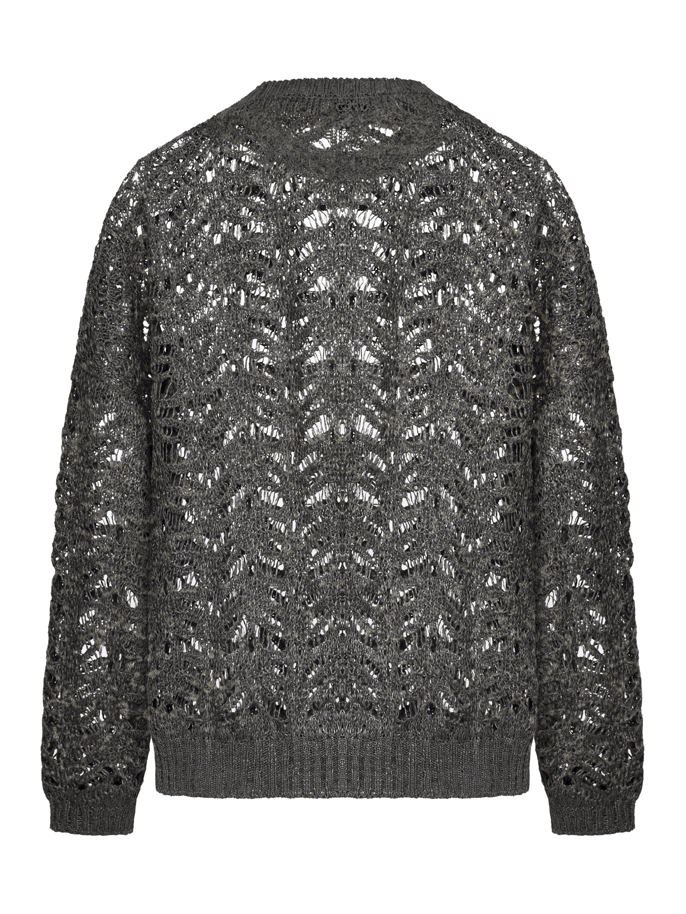 Brunello Cucinelli Long-sleeved Sweater In Black