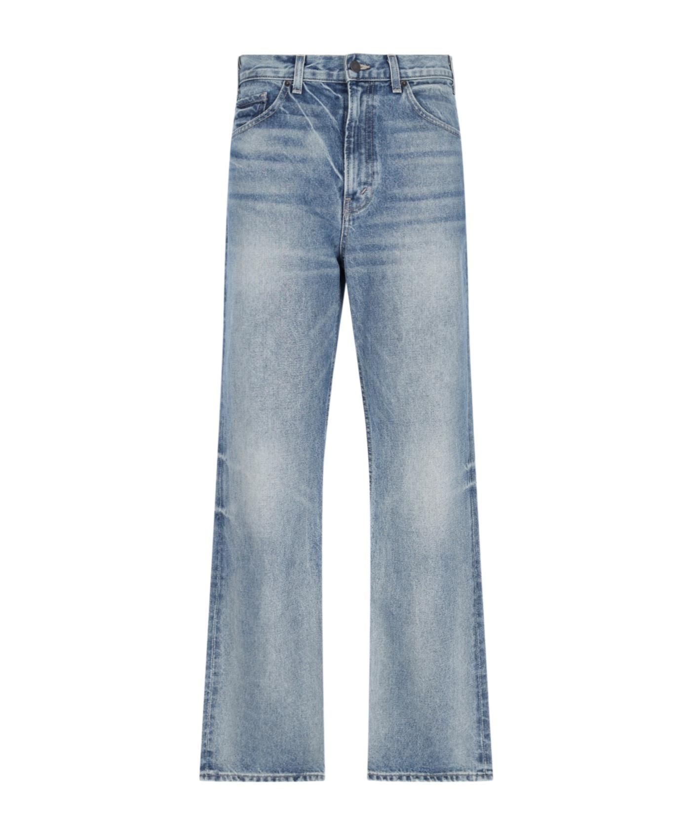 Nili Lotan Belt-loop Jeans In Gray