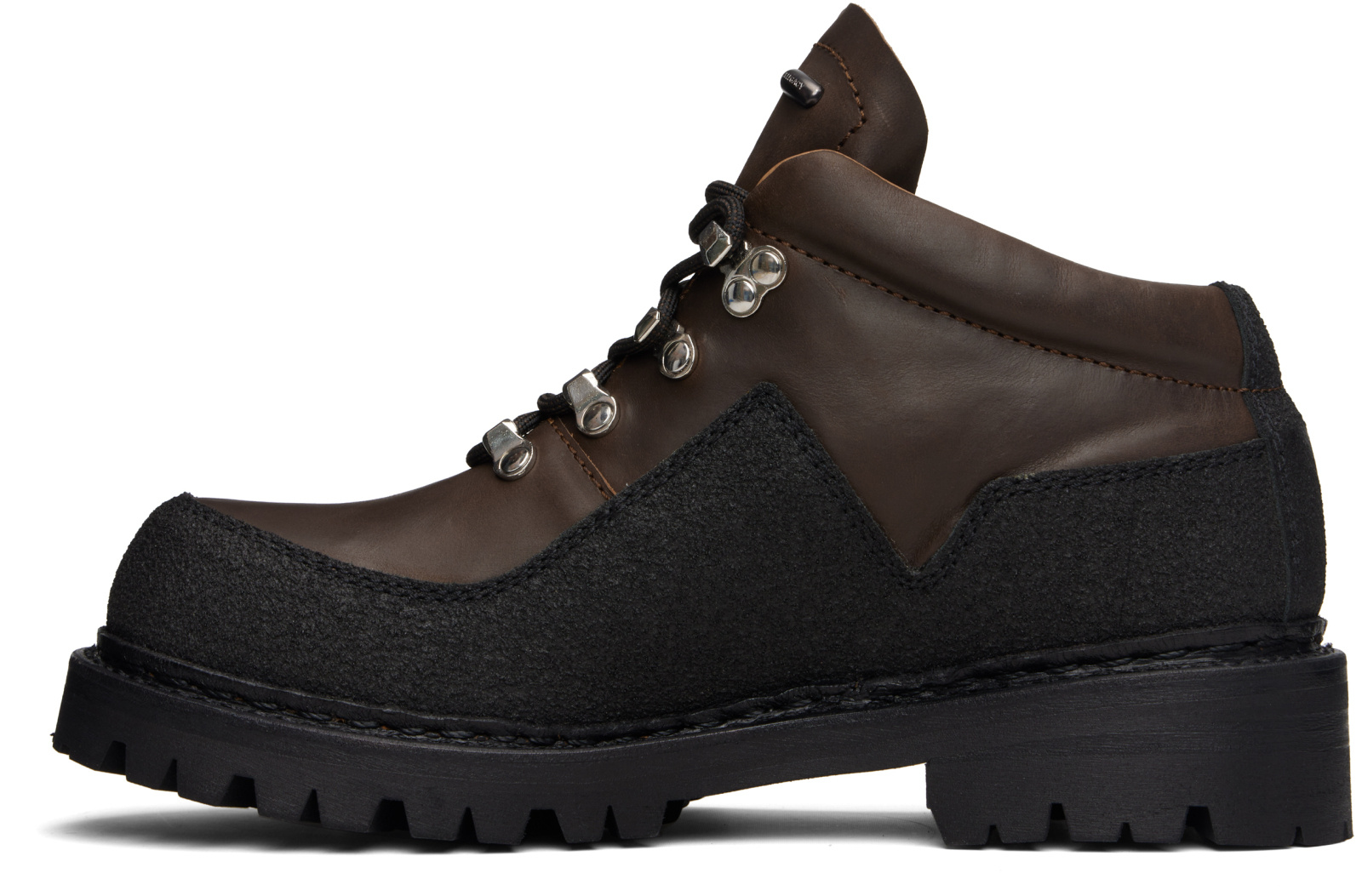 Our Legacy Ankle Boots With Round Toe And Lug Sole In Black