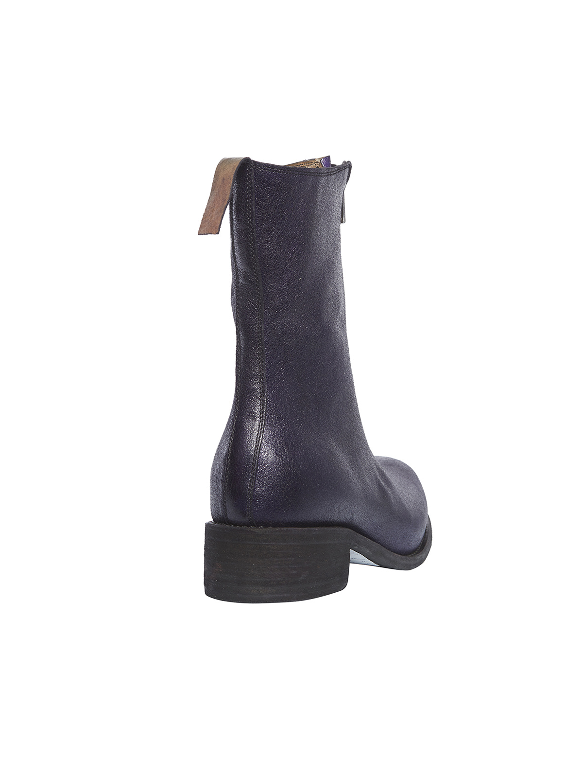 Guidi Women's Leather Boot With Zip In Black