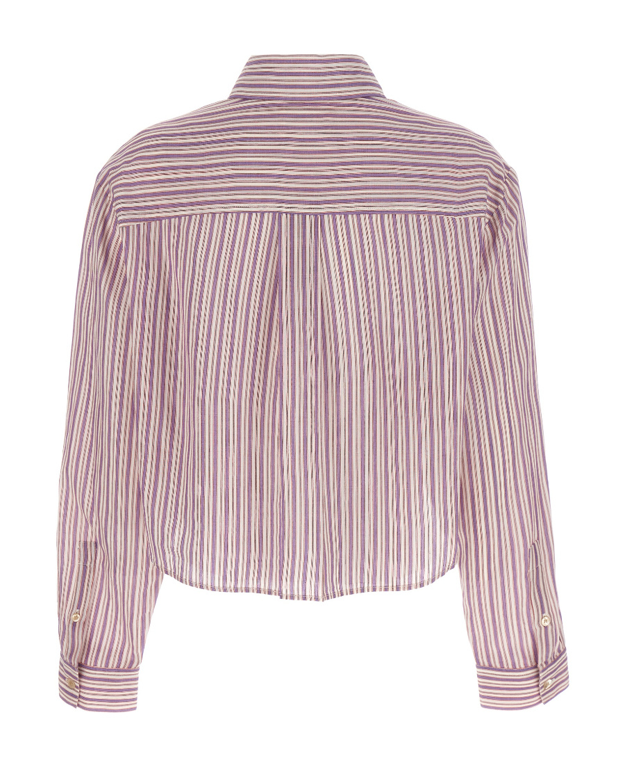 Isabel Marant Étoile Eliora Cropped Shirt In Nude
