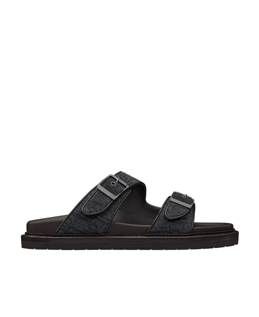 Dior Homme Buckled Open Toe Sandals In Black
