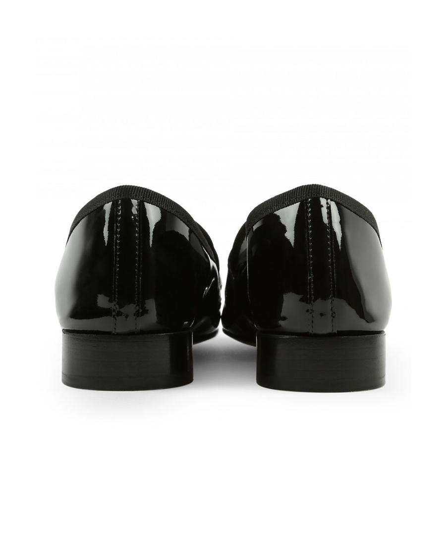 Repetto Black Michael Rubber Sole Loafers In Black