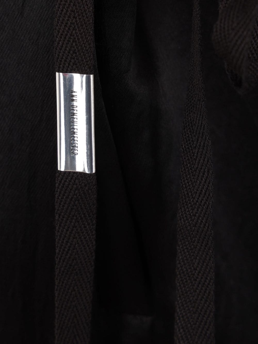 Ann Demeulemeester Straight-leg Cargo Trousers In Black