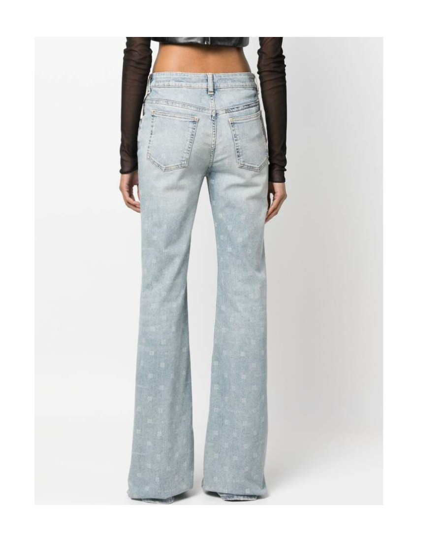 Givenchy 4g-motif Flared Jeans In Blue