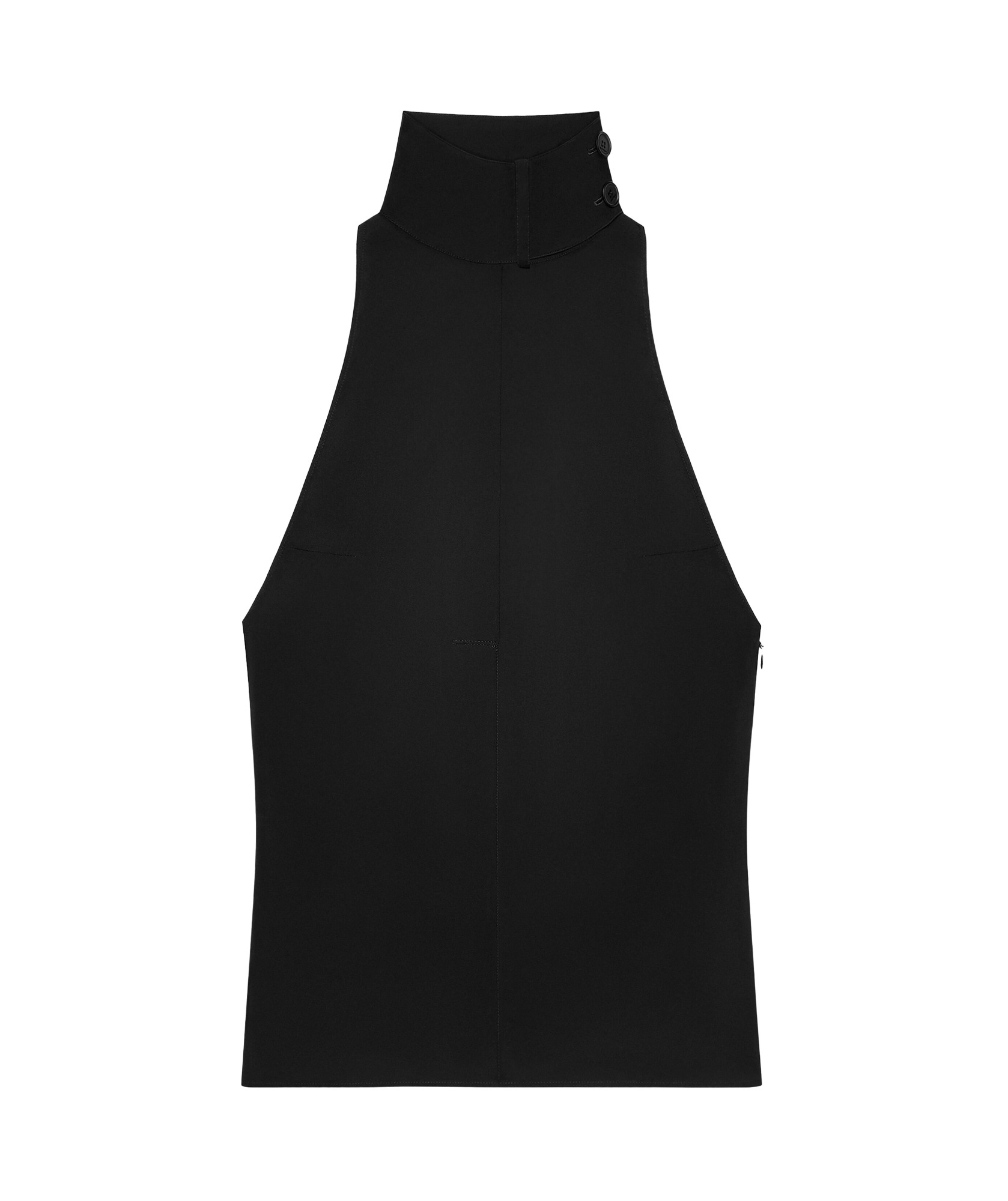 Courrèges Sleeveless Blouse In Black
