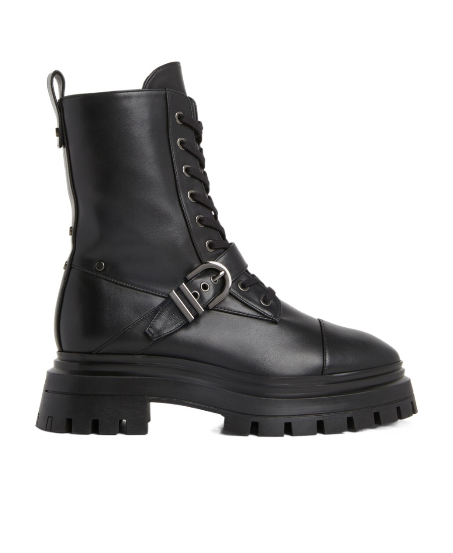 Stuart Weitzman Maverick Bedford Boot With Rubber Sole In Black