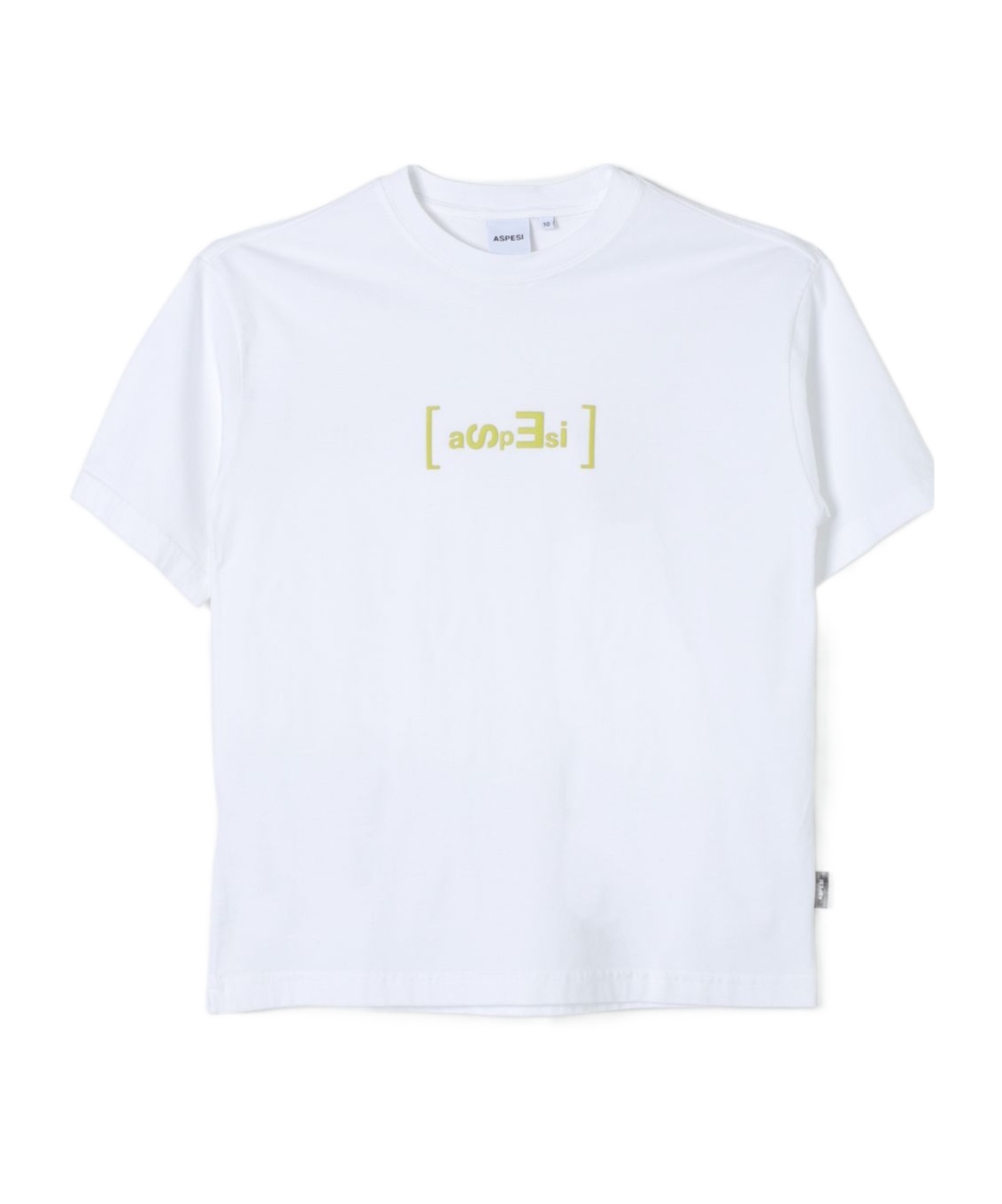Aspesi T-shirt With Round Neck And Short Sleeves In White