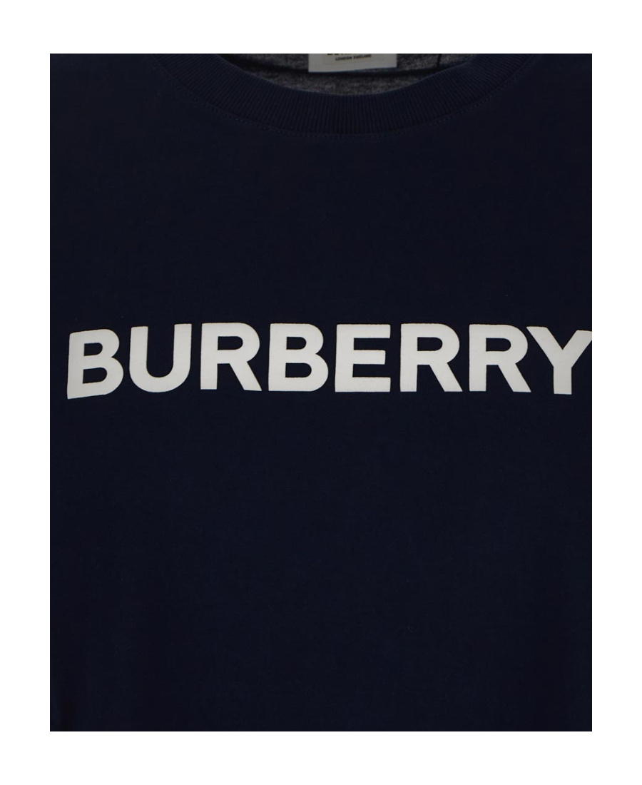 Shop Burberry Logo-print Short-sleeve T-shirt In Black