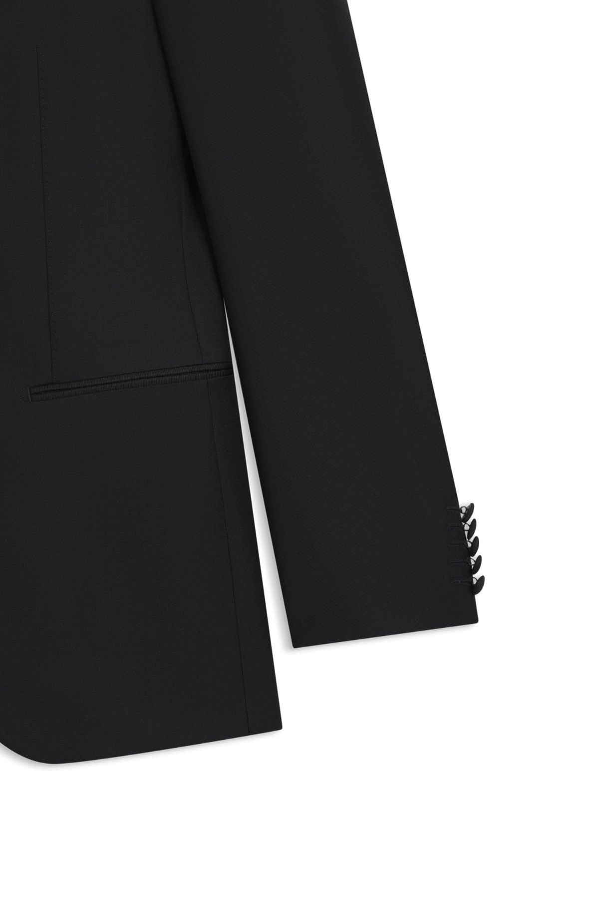 Hugo Boss Long-sleeved Suit In Black