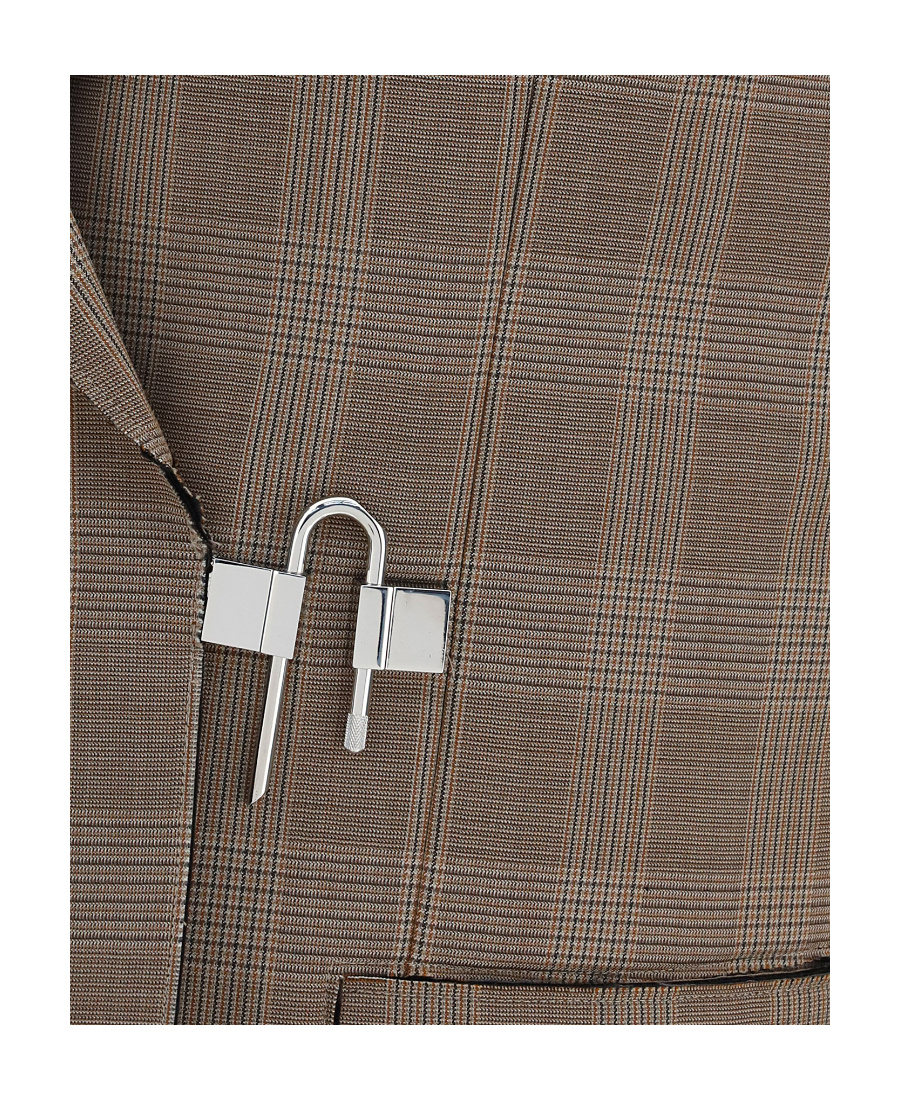 Givenchy Sleeveless Lapel Vest In Gray