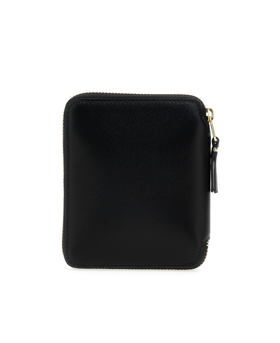 Comme Des Garçons Logo Wallet In Black