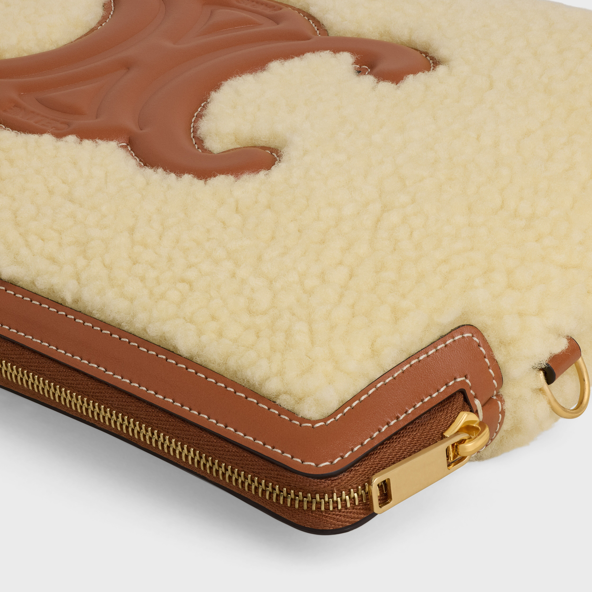 Celine Small Pouch Clutch In Brown