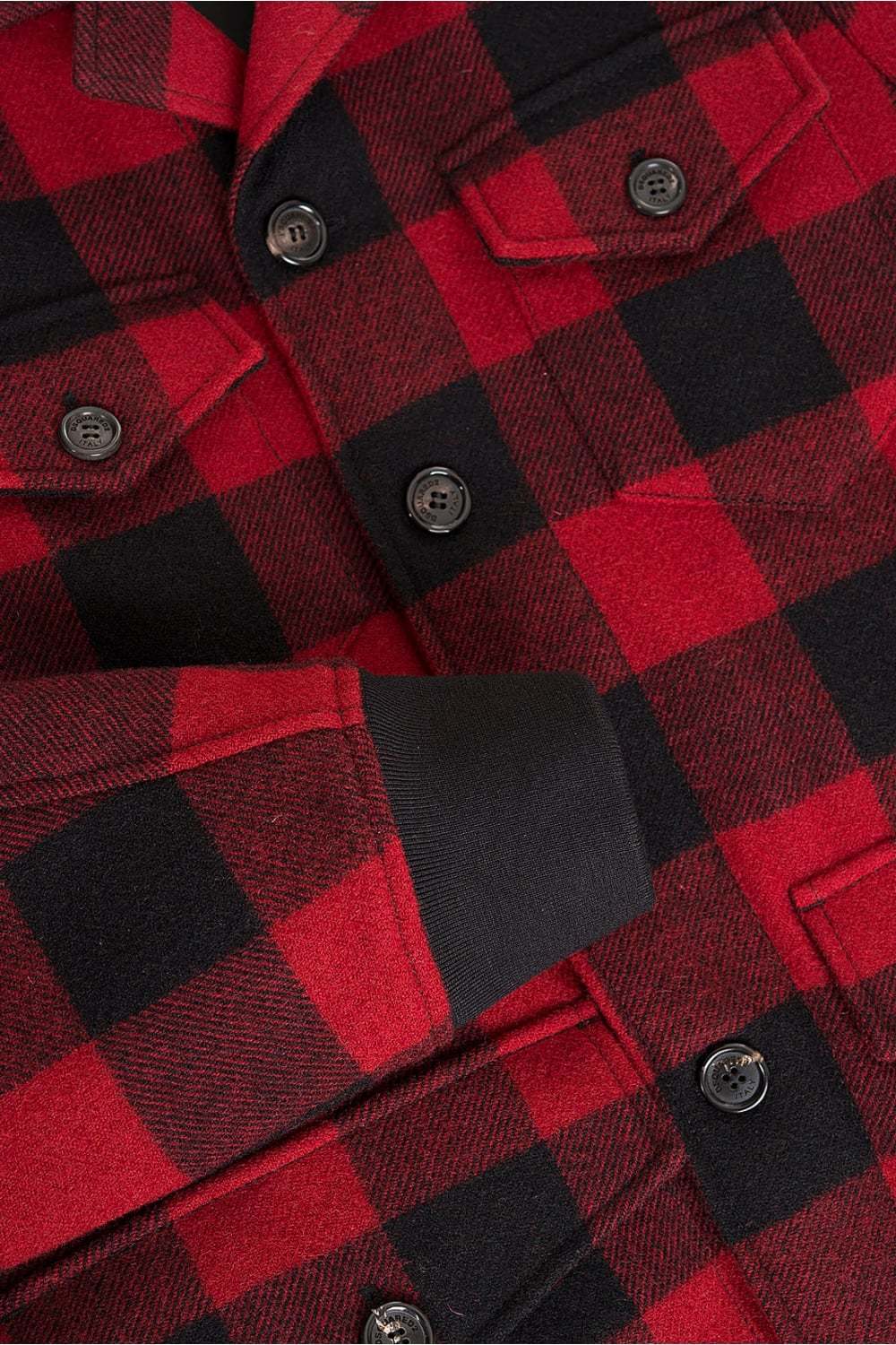 Dsquared2 Long Sleeve Jacket In Red