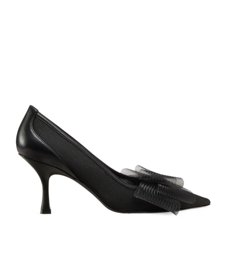 Stuart Weitzman Bow High Heels In Black