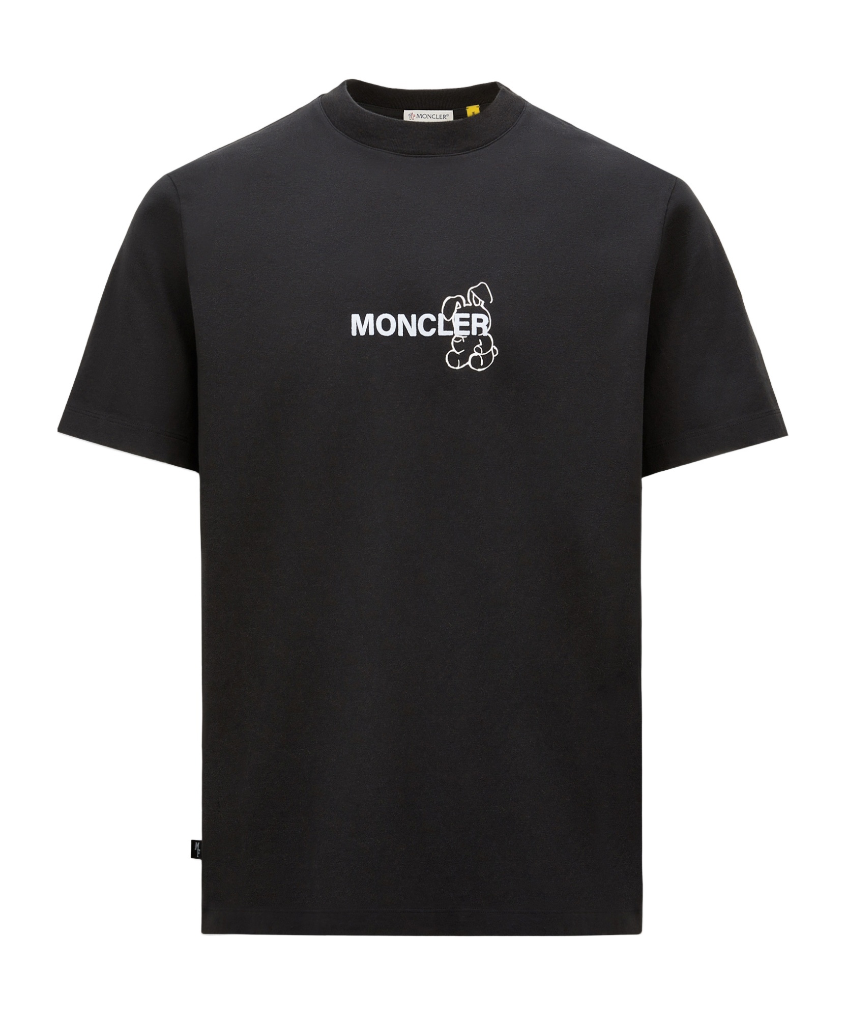 Moncler X Frgmt Logo Cartoon T-shirt In Black