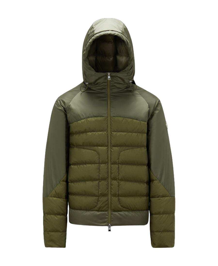 Moncler Gloas Quilted Puffer Jacket In Green