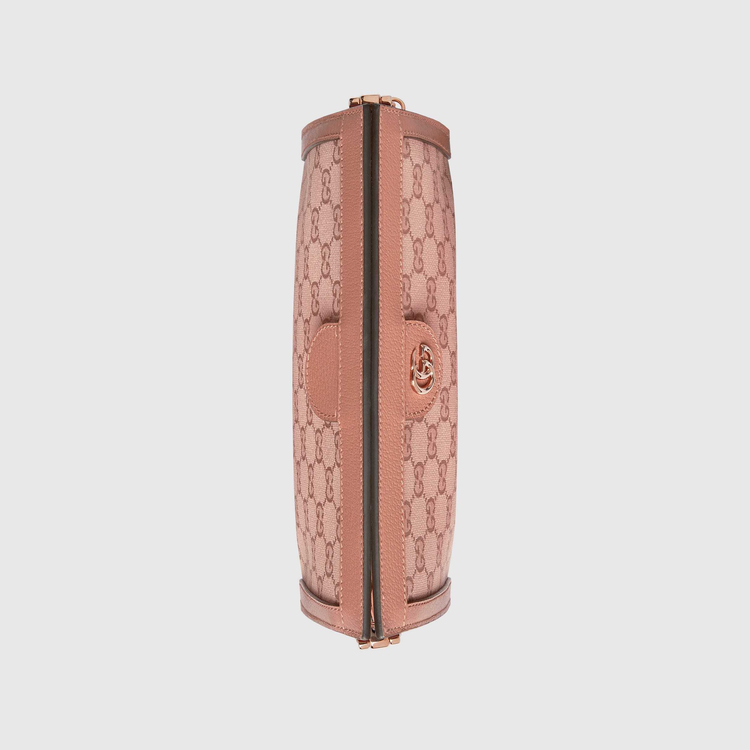 Shop Gucci Ophidia Gg Chain-strap Shoulder Bag In Pink