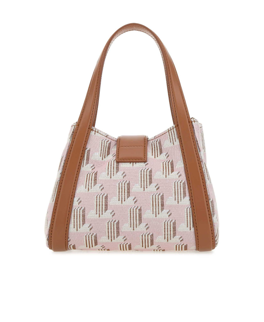 Lanvin Mother And Child Graphic-print Tote Bag In Brown