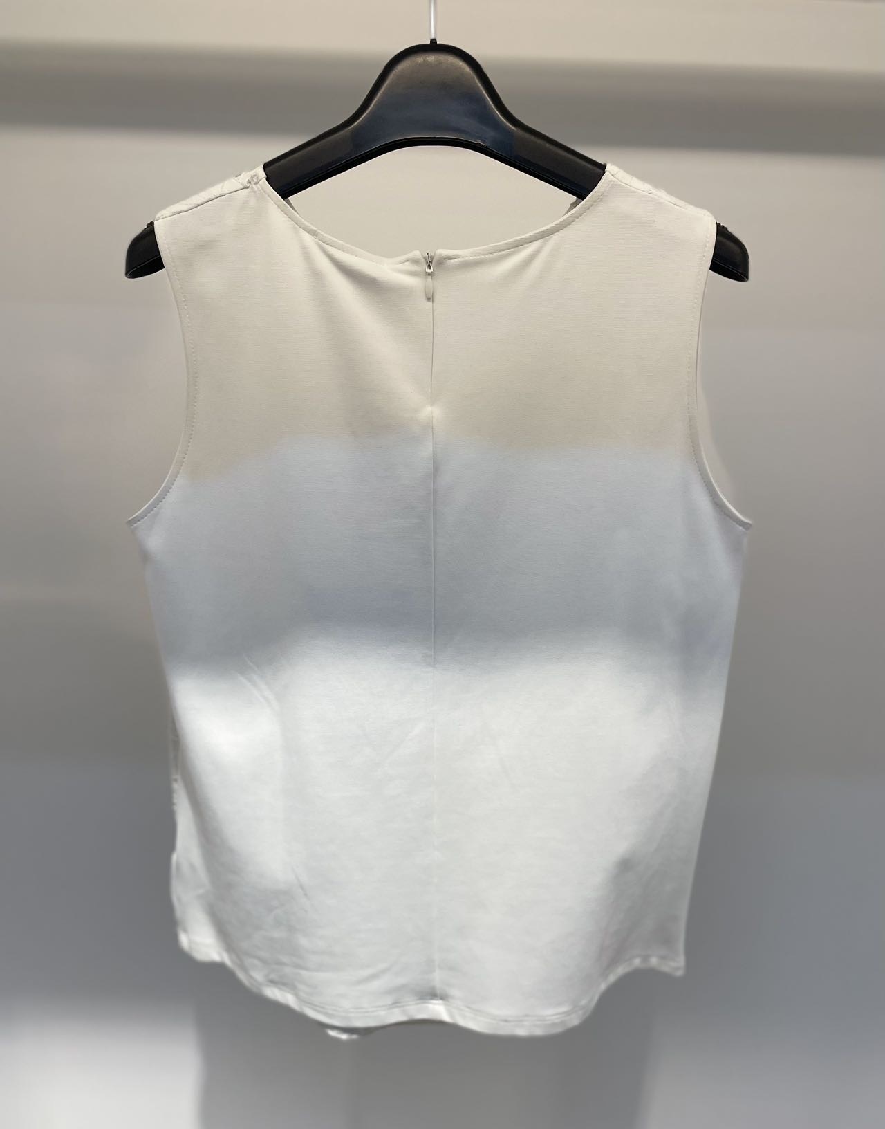 Max Mara Sleeveless Shirt In Gray