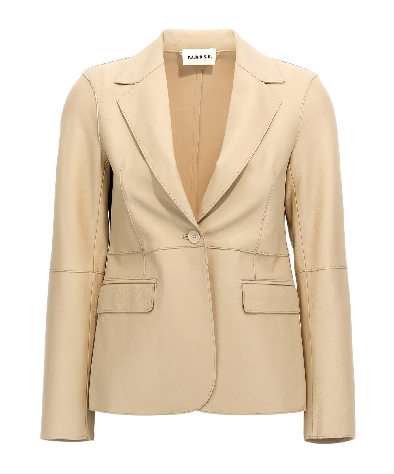P.a.r.o.s.h Leather Blazer
