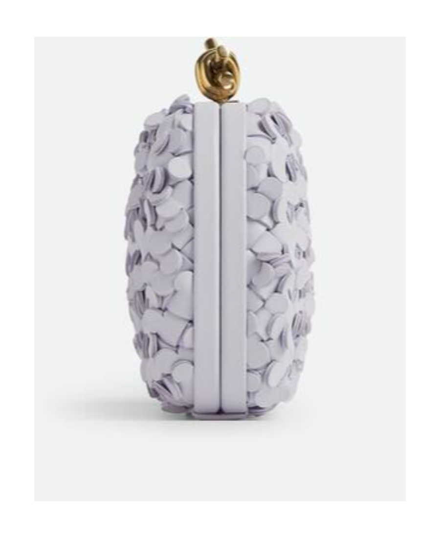 Bottega Veneta Knot Dinner Bag In Purple