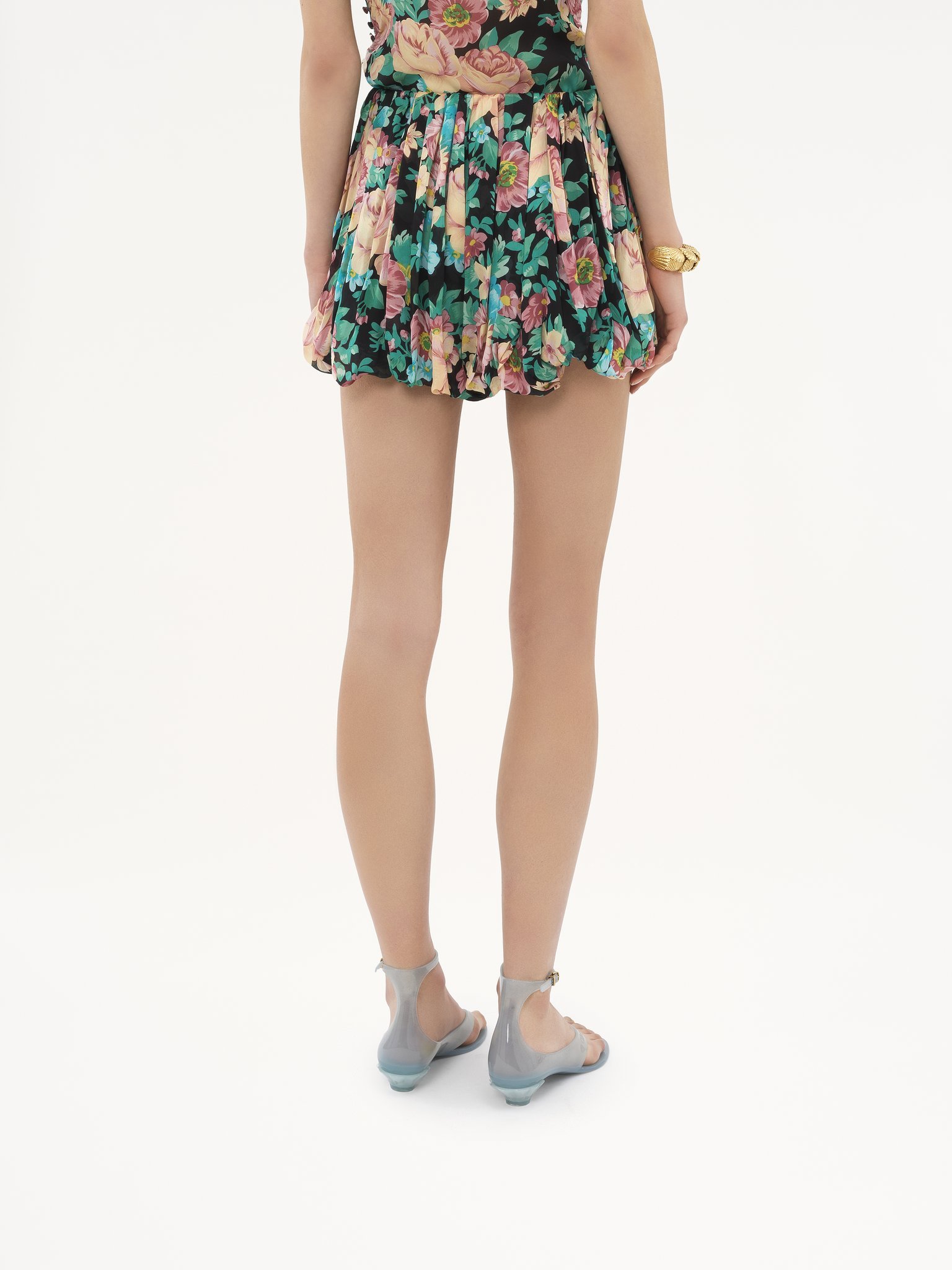 Chloé Pleated Shorts In Multicolor