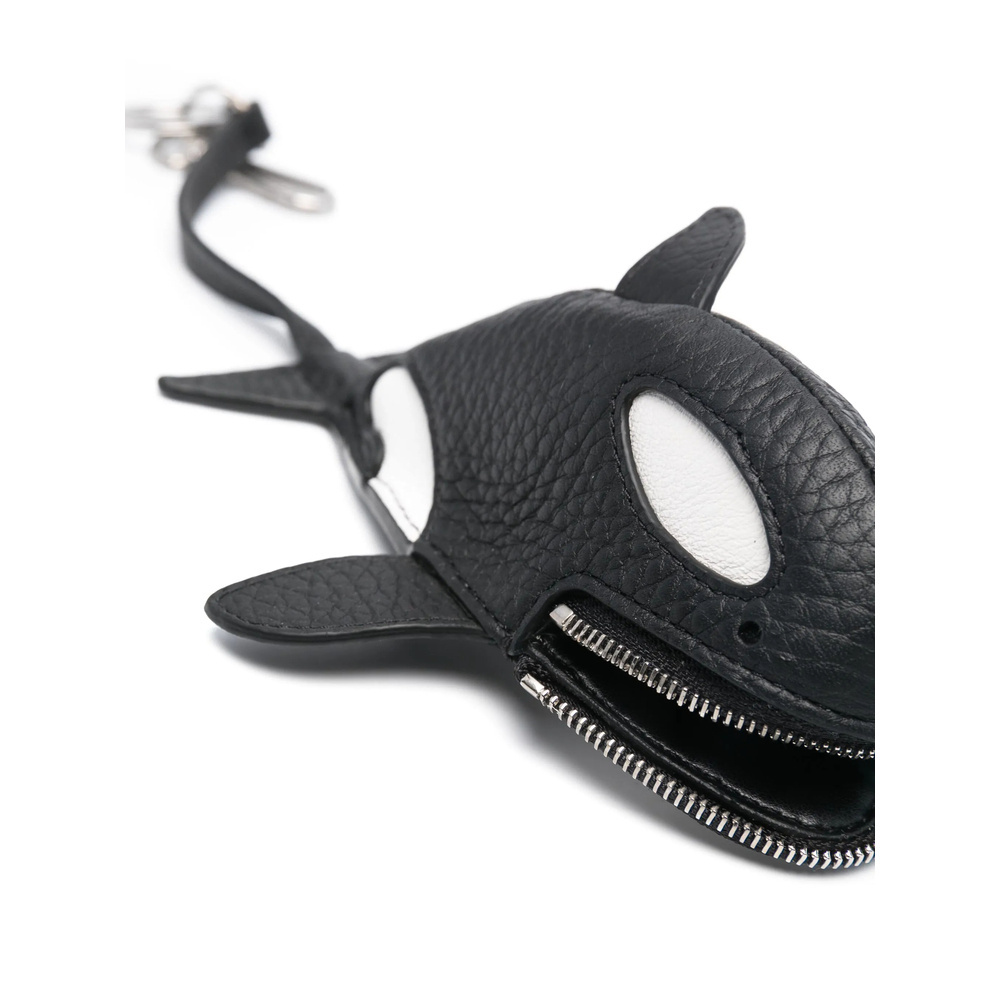 Mulberry Orca Case Keyring In Black