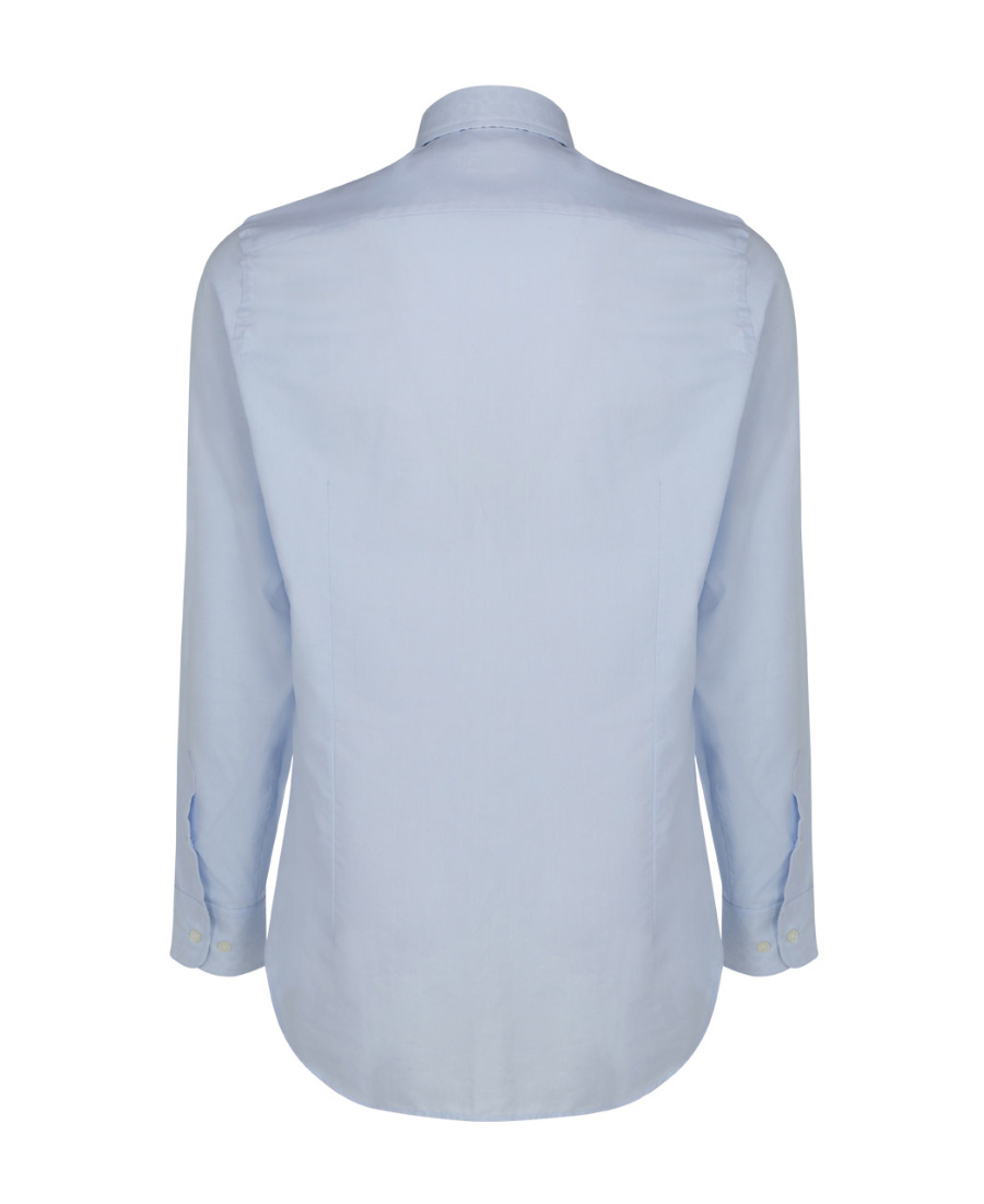 Etro Logo-embroidered Button-down Shirt In Blue