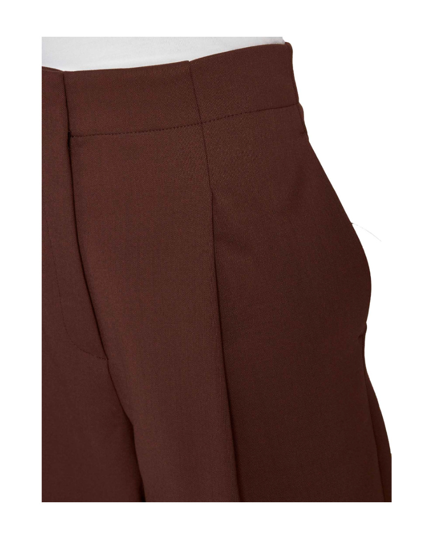 Studio Nicholson Dordoni High-waist Trousers In Brown